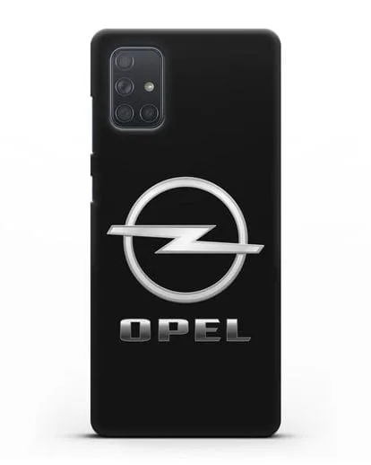Чехол с логотипом Opel силиконовый для Samsung Galaxy A71 [SM-A715F]