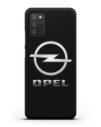 Чехол с логотипом Opel силиконовый для Samsung Galaxy A02s [SM-A025F]