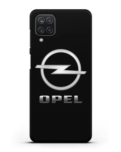 Чехол с логотипом Opel силиконовый для Samsung Galaxy A12 [SM-A125F]