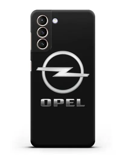 Чехол с логотипом Opel силиконовый для Samsung Galaxy S21 [SM-G991B]
