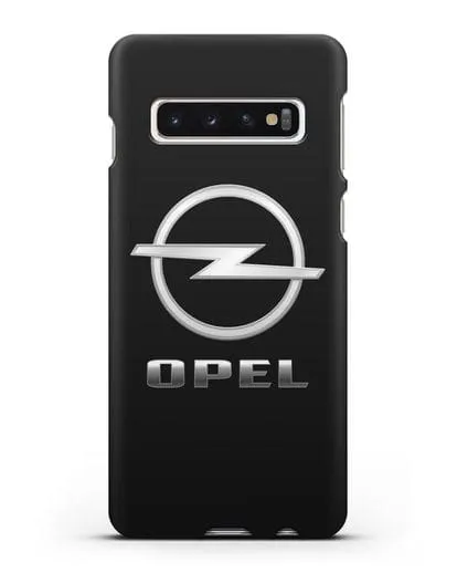 Чехол с логотипом Opel силиконовый для Samsung Galaxy S10 Plus [SM-G975F]