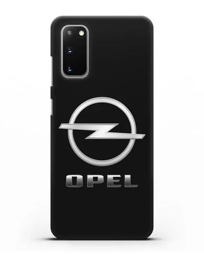Чехол с логотипом Opel силиконовый для Samsung Galaxy S20 [SM-G980F]