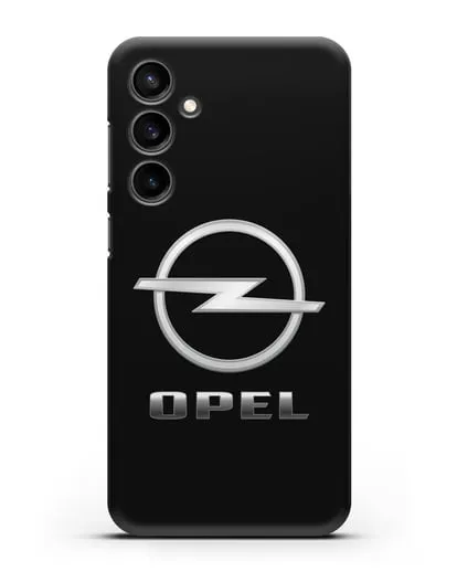 Чехол с логотипом Opel силиконовый для Samsung Galaxy S23 FE