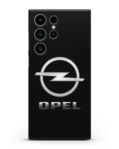 Чехол с логотипом Opel силиконовый для Samsung Galaxy S23 Ultra [SM-S918]