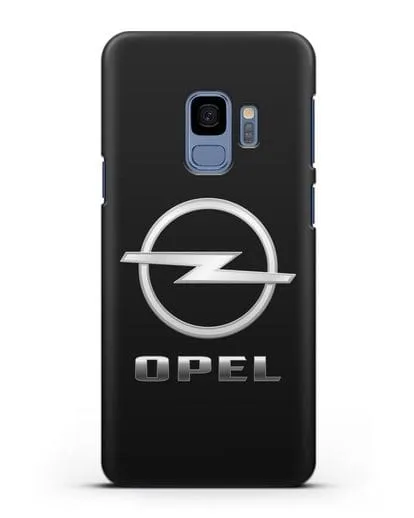 Чехол с логотипом Opel силиконовый для Samsung Galaxy S9 [SM-G960F]