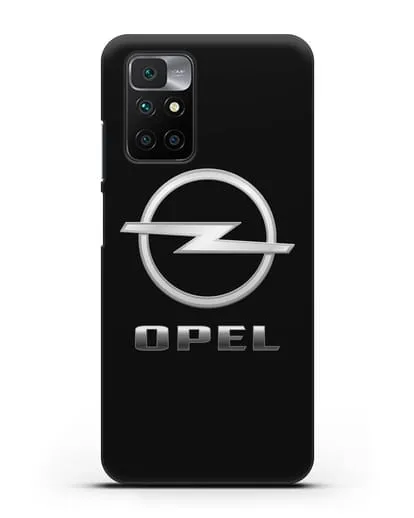 Чехол с логотипом Opel силиконовый для Xiaomi Redmi 10