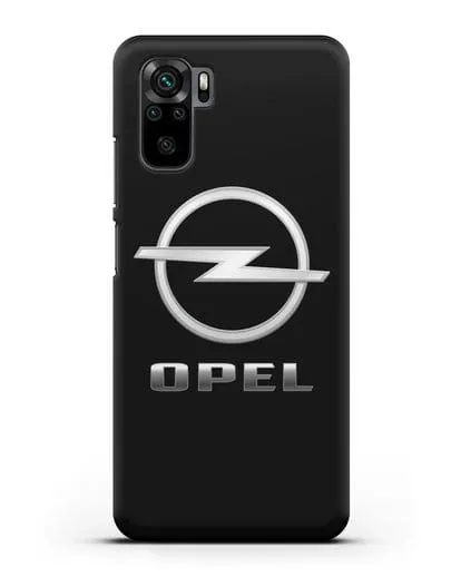 Чехол с логотипом Opel силиконовый для Xiaomi Redmi Note 10