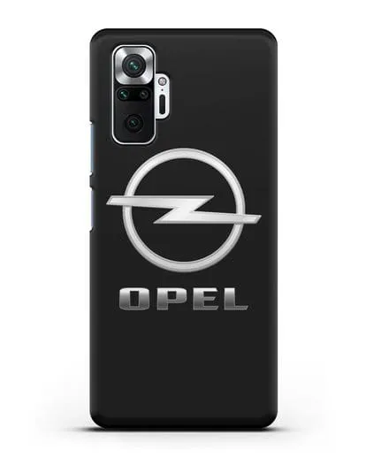 Чехол с логотипом Opel силиконовый для Xiaomi Redmi Note 10 Pro