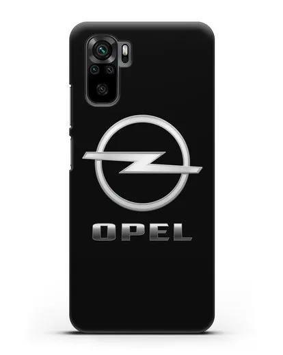 Чехол с логотипом Opel силиконовый для Xiaomi Redmi Note 10S
