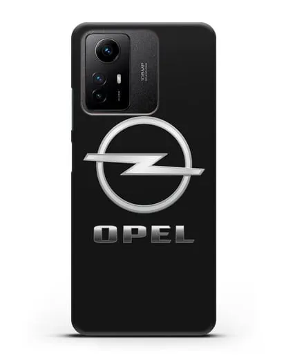 Чехол с логотипом Opel силиконовый для Xiaomi Redmi Note 12S