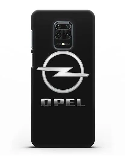 Чехол с логотипом Opel силиконовый для Xiaomi Redmi Note 9S