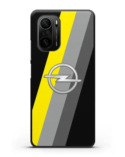 Чехол с логотипом Опель силиконовый для Xiaomi Poco F3 Pro