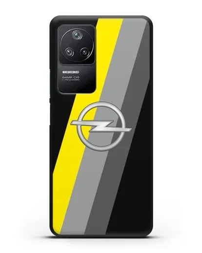 Чехол с логотипом Опель силиконовый для Xiaomi Poco F4