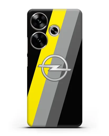 Чехол с логотипом Опель силиконовый для Xiaomi Poco F6