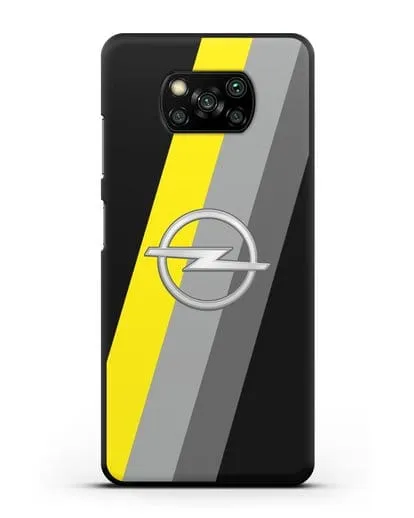 Чехол с логотипом Опель силиконовый для Xiaomi Poco X3