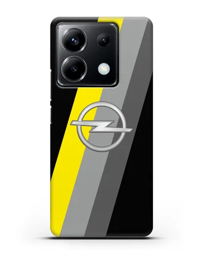 Чехол с логотипом Опель силиконовый для Xiaomi Poco X6