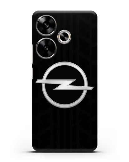 Чехол с эмблемой Opel с протектором шин силиконовый для Xiaomi Poco F6