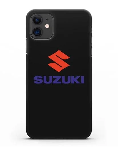 Чехол с логотипом Сузуки силиконовый для iPhone 11