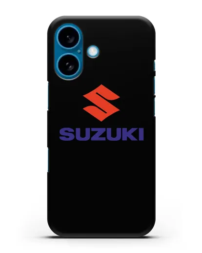 Чехол с логотипом Сузуки силиконовый для iPhone 16
