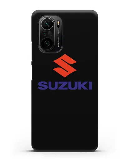 Чехол с логотипом Сузуки силиконовый для Xiaomi Poco F3