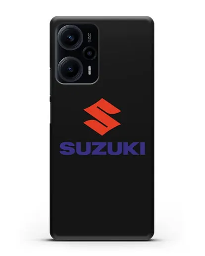 Чехол с логотипом Сузуки силиконовый для Xiaomi Poco F5