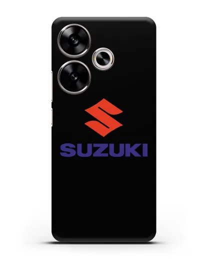Чехол с логотипом Сузуки силиконовый для Xiaomi Poco F6