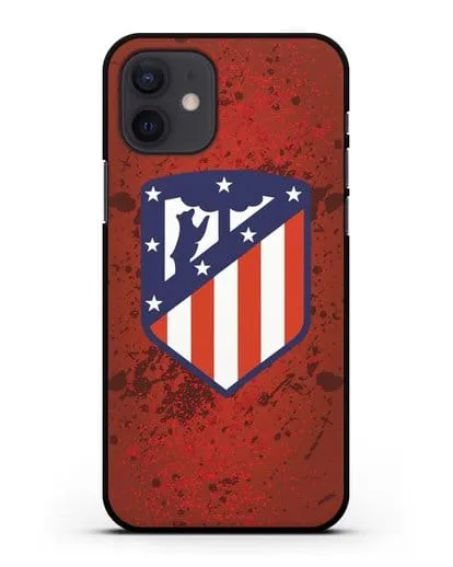Чехол с логотипом ФК Атлетико Мадрид силиконовый для iPhone 12