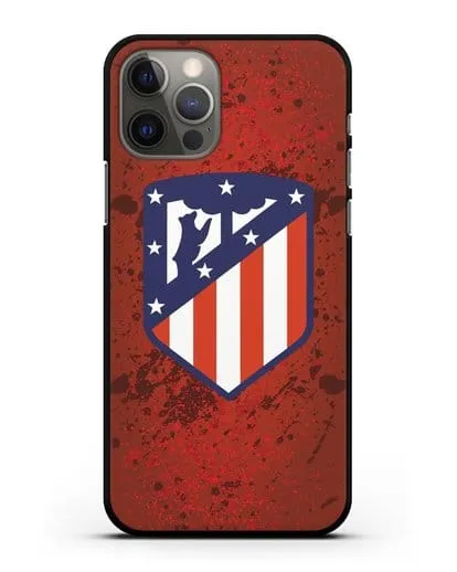 Чехол с логотипом ФК Атлетико Мадрид силиконовый для iPhone 12 Pro