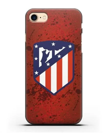 Чехол с логотипом ФК Атлетико Мадрид силиконовый для iPhone 7