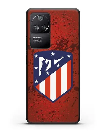 Чехол с логотипом ФК Атлетико Мадрид силиконовый для Xiaomi Poco F4