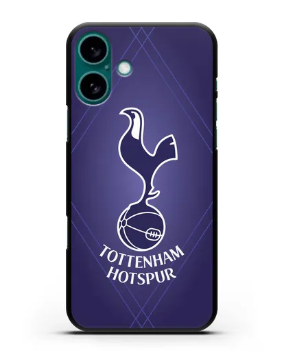 Чехол с логотипом ФК Тоттенхэм Хостпур силиконовый для iPhone 16 Plus