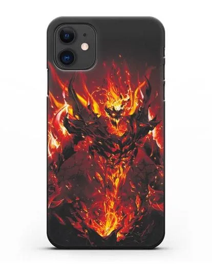 Чехол с изображением героя Shadow Fiend силиконовый для iPhone 11