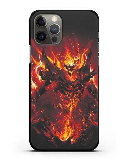 Чехол с изображением героя Shadow Fiend силиконовый для iPhone 12 Pro