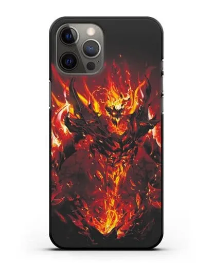 Чехол с изображением героя Shadow Fiend силиконовый для iPhone 12 Pro Max