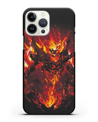 Чехол с изображением героя Shadow Fiend силиконовый для iPhone 13 Pro Max