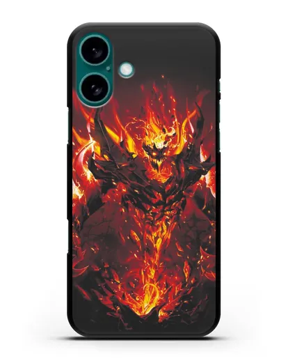 Чехол с изображением героя Shadow Fiend силиконовый для iPhone 16 Plus