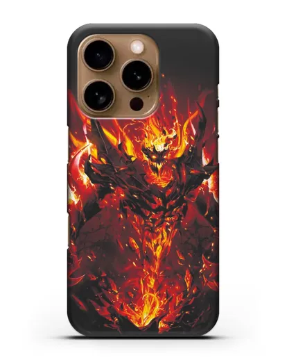 Чехол с изображением героя Shadow Fiend силиконовый для iPhone 16 Pro