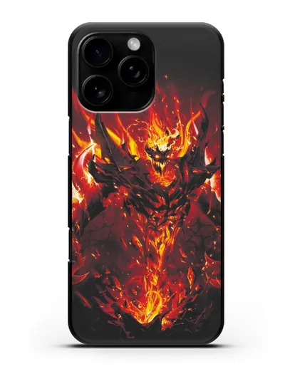 Чехол с изображением героя Shadow Fiend силиконовый для iPhone 16 Pro Max