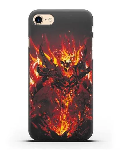 Чехол с изображением героя Shadow Fiend силиконовый для iPhone 8