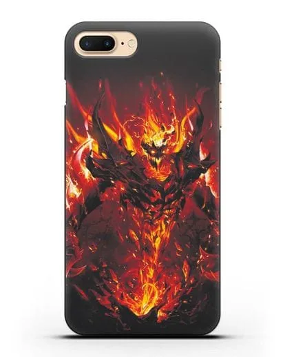 Чехол с изображением героя Shadow Fiend силиконовый для iPhone 7 Plus