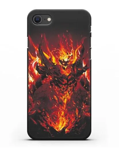 Чехол с изображением героя Shadow Fiend силиконовый для iPhone SE 2020