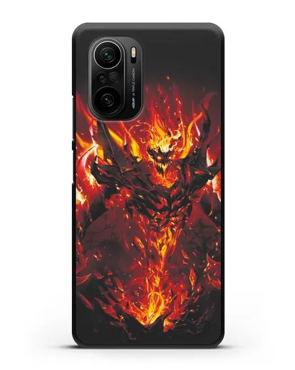 Чехол с изображением героя Shadow Fiend силиконовый для Xiaomi Poco F3