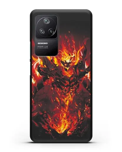 Чехол с изображением героя Shadow Fiend силиконовый для Xiaomi Poco F4