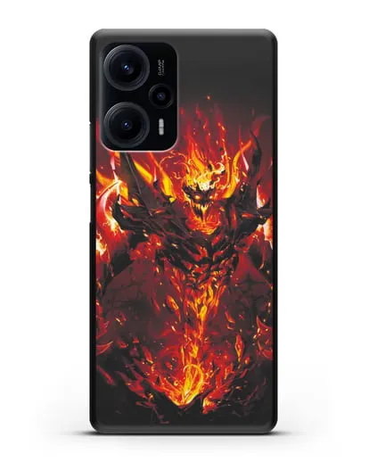 Чехол с изображением героя Shadow Fiend силиконовый для Xiaomi Poco F5