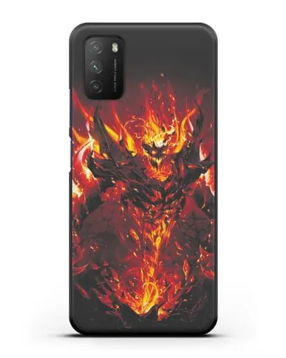 Чехол с изображением героя Shadow Fiend силиконовый для Xiaomi Poco M3