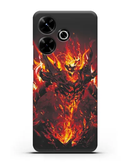 Чехол с изображением героя Shadow Fiend силиконовый для Xiaomi Poco M6