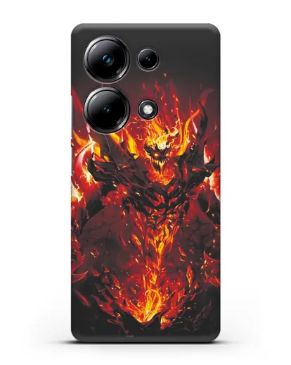 Чехол с изображением героя Shadow Fiend силиконовый для Xiaomi Poco M6 Pro