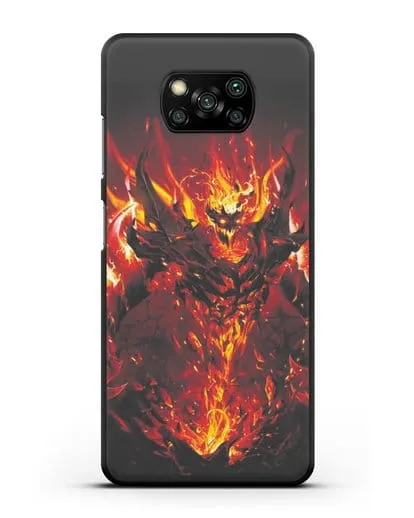 Чехол с изображением героя Shadow Fiend силиконовый для Xiaomi Poco X3