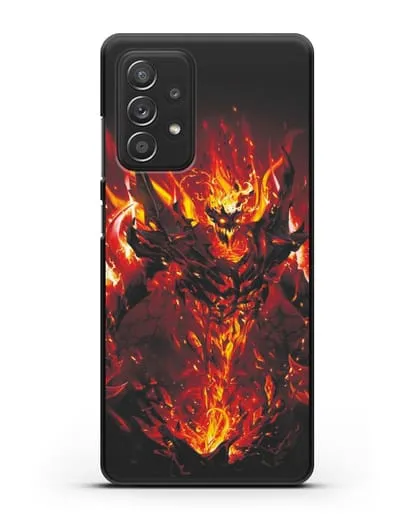 Чехол с изображением героя Shadow Fiend силиконовый для Samsung Galaxy A53