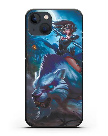 Чехол с изображением героя Mirana силиконовый для iPhone 13